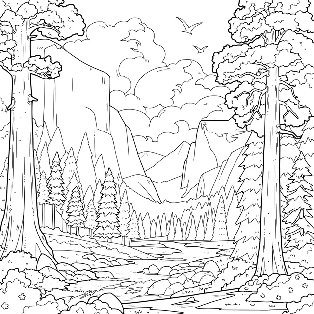 Magnificent Mountain - Forest Landscape