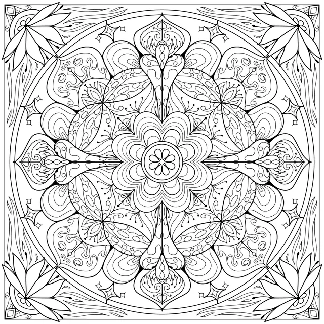 Exquisite Mandala Pattern