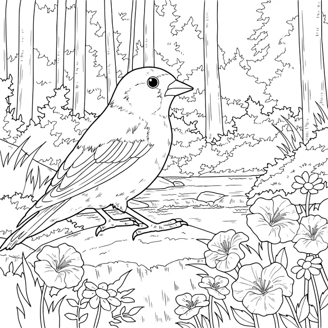 Bird in the Forest