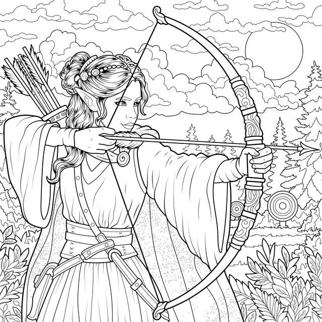 A Dashing Archery Elf