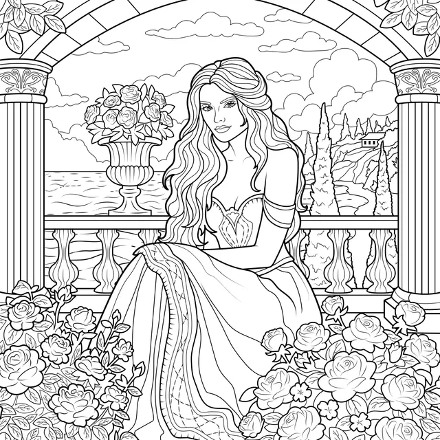 Elegant Beauty in the Garden