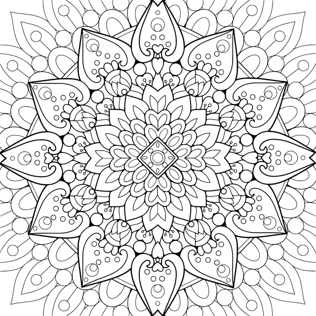 Exquisite Mandala Pattern