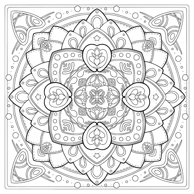 Exquisite Mandala Pattern