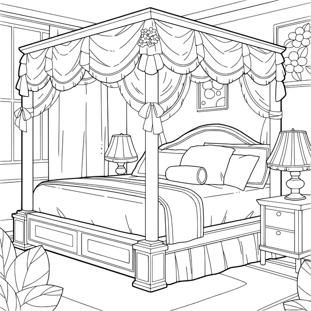 Exquisite Bedroom Scene