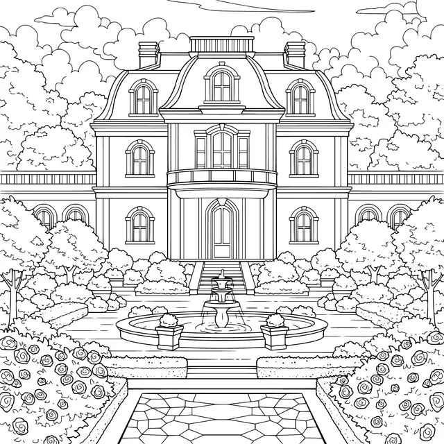Beautiful Mansion with Garden