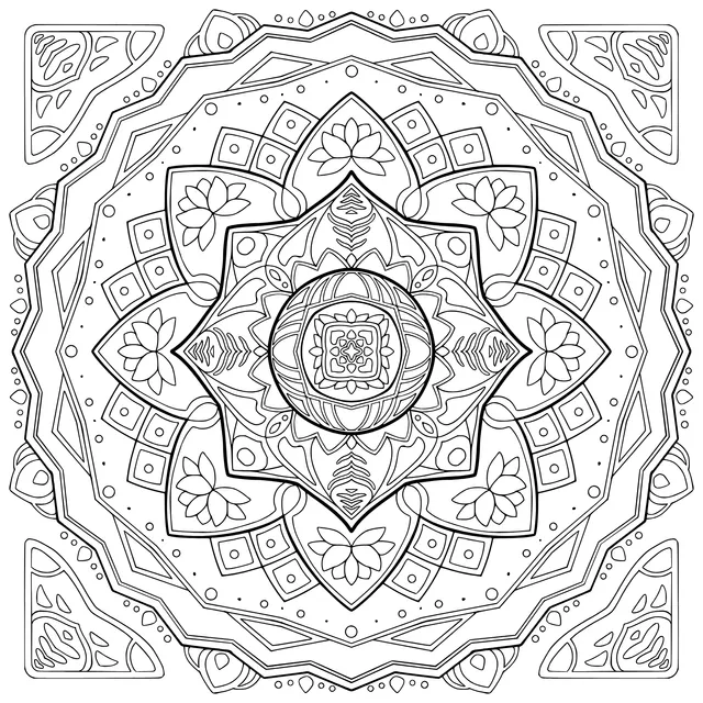 Exquisite Mandala Pattern