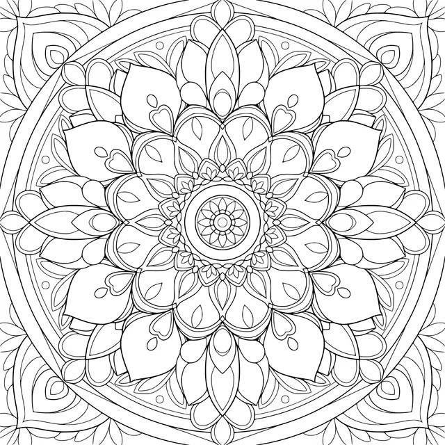 Exquisite Mandala Pattern