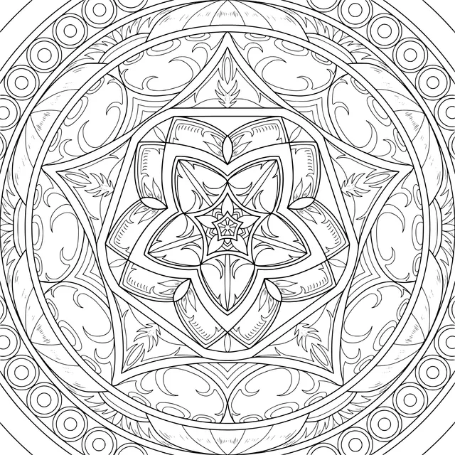 Exquisite Mandala Pattern