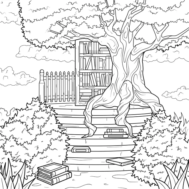 A Magical Tree - House Library