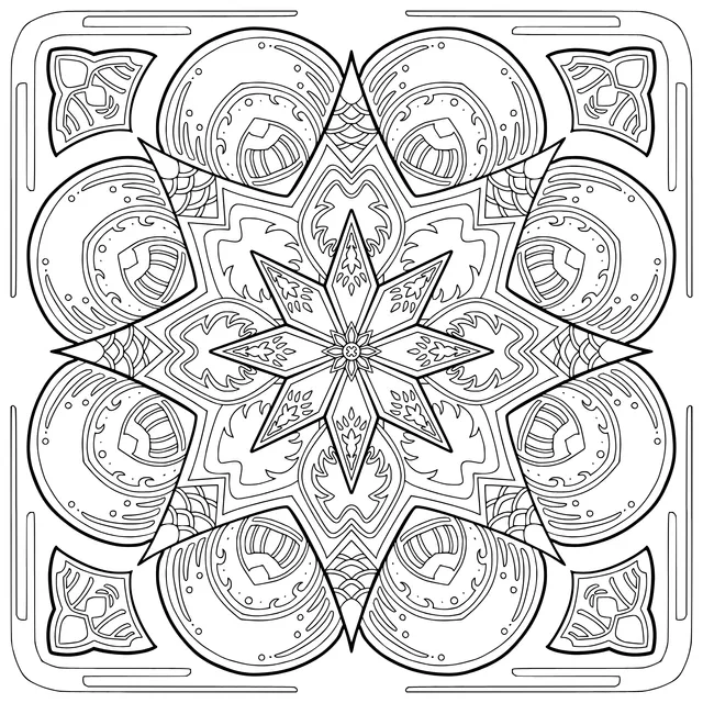 Exquisite Mandala Pattern