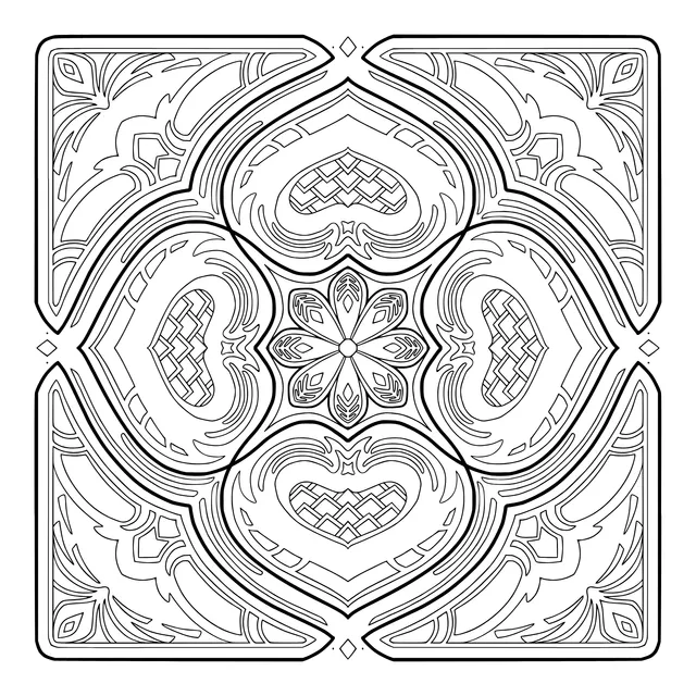 Exquisite Geometric Pattern