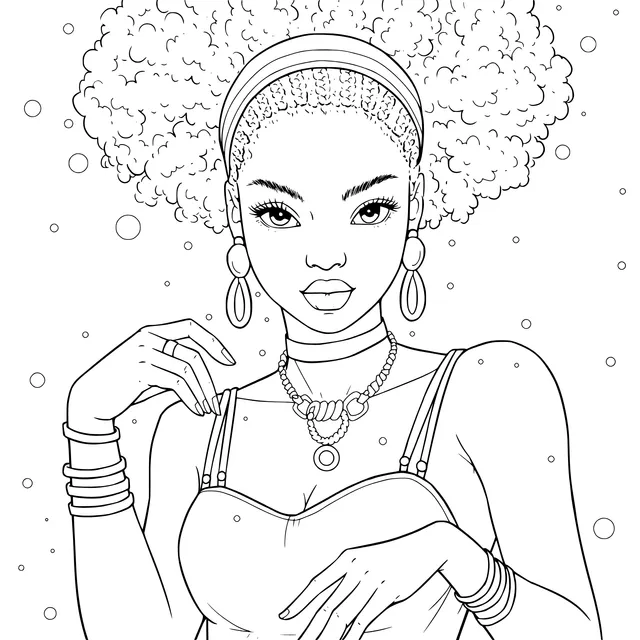 Fashionable Black - girl