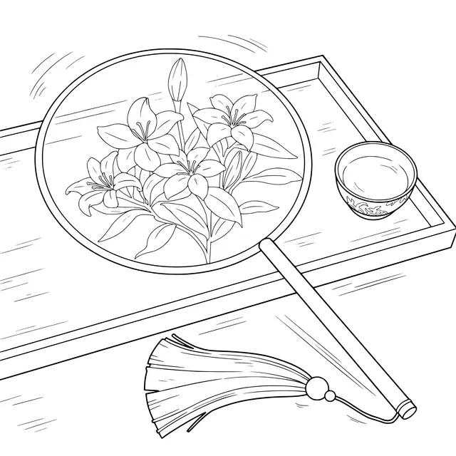 Elegant Lily Still - life