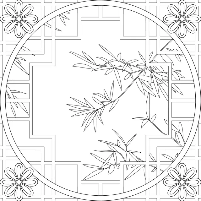 Chinese - style Bamboo Scenery