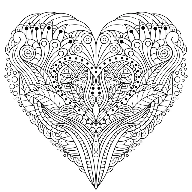 Gorgeous Heart - shaped Pattern