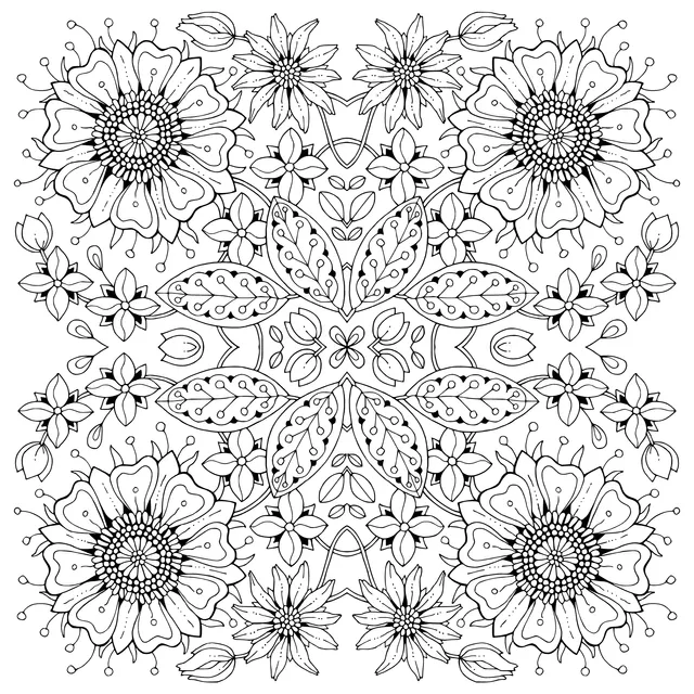 Exquisite Flower Pattern