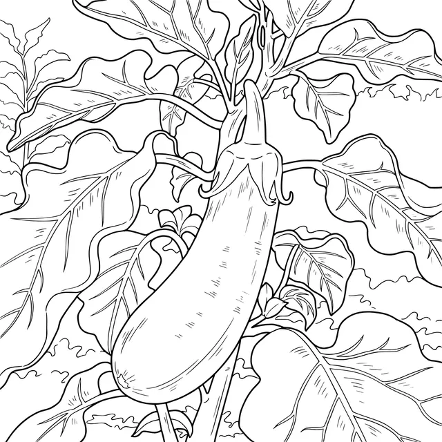 Eggplant in the Field