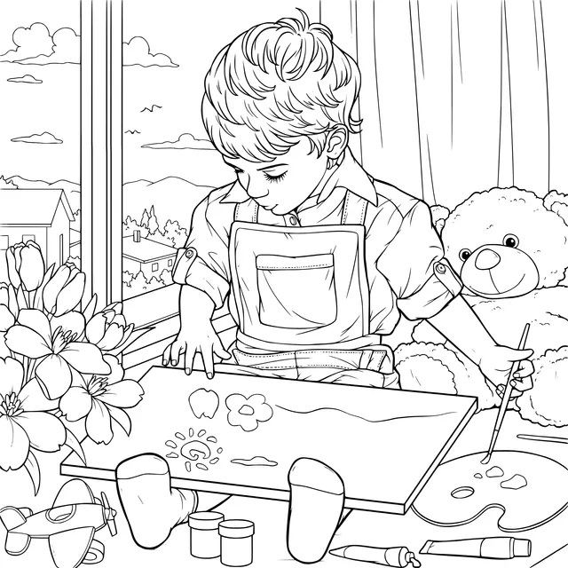 Children's Painting Time