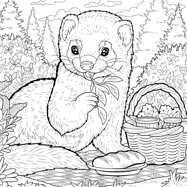 Weasel's Picnic Time