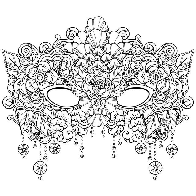 Gorgeous Floral Mask