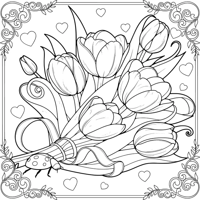Beautiful Tulip Bouquet