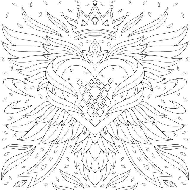 Gorgeous Heart - shaped Pattern