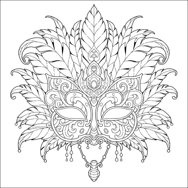 Gorgeous Carnival Mask