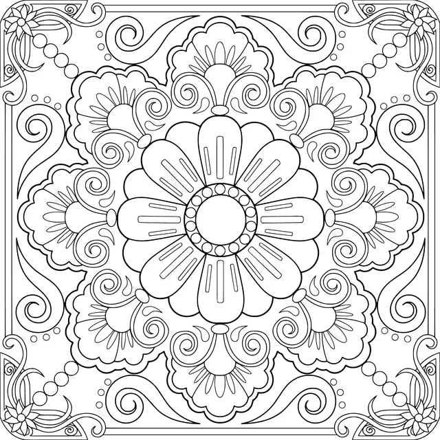 Exquisite Mandala Pattern