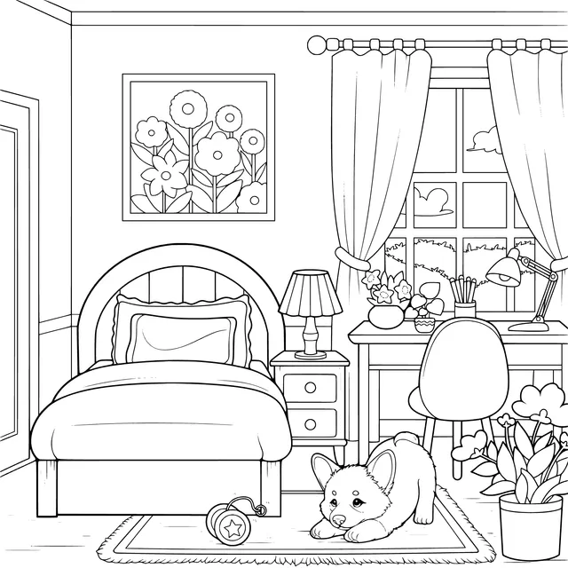 Cozy Children's Bedroom Scene