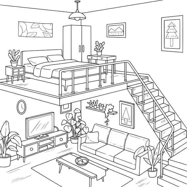 Cozy Duplex Home Scene