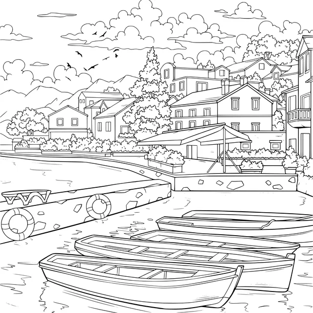 Quiet Seaside Town