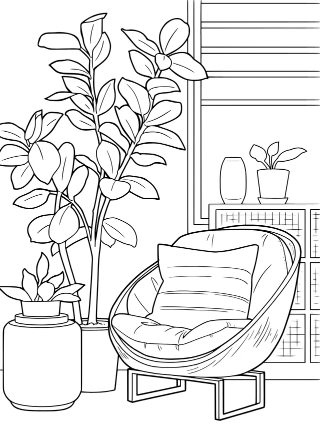 Cozy Indoor Green - plant Corner