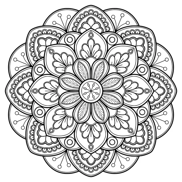 Exquisite Mandala Pattern