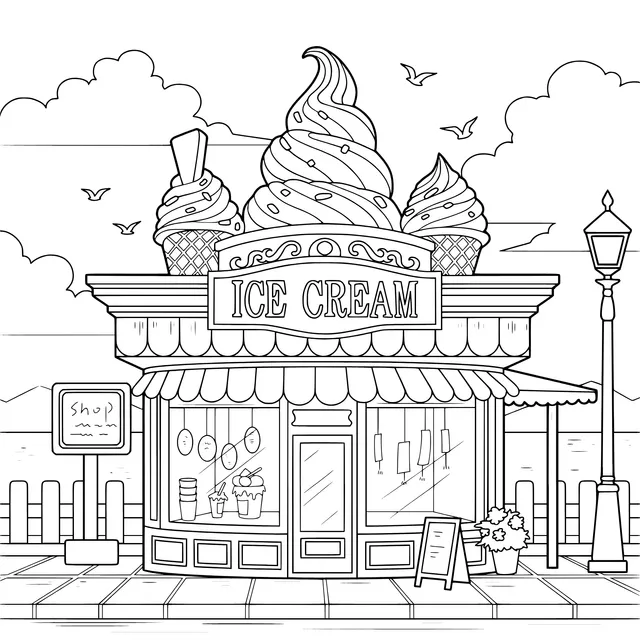 Seaside Ice - Cream Shop