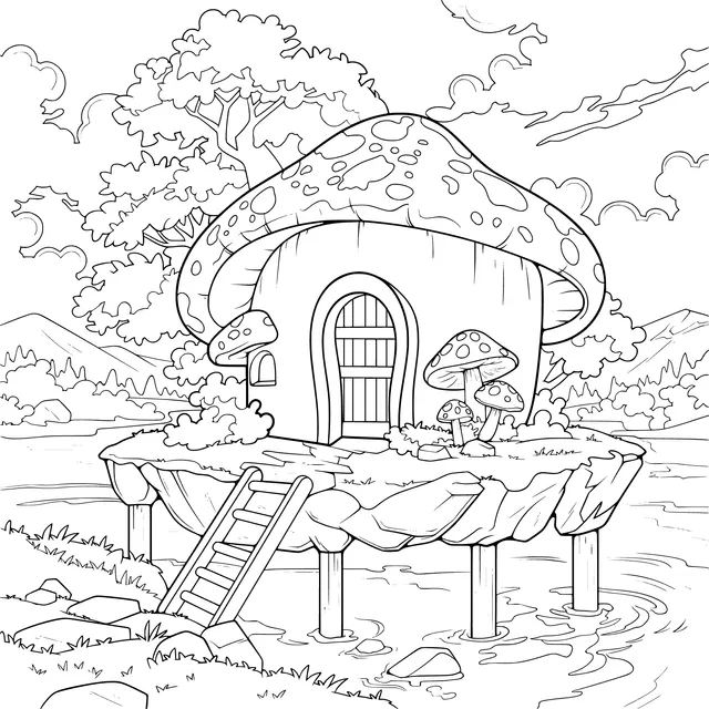 Dreamy Mushroom Cottage