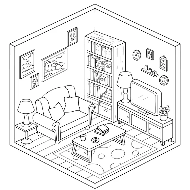 Cozy Living - room Scene