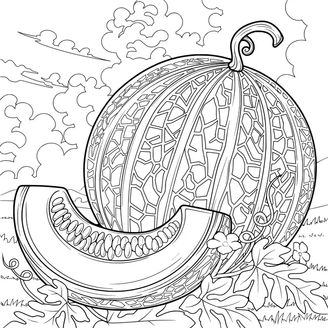 Melon in the Pastoral Scene