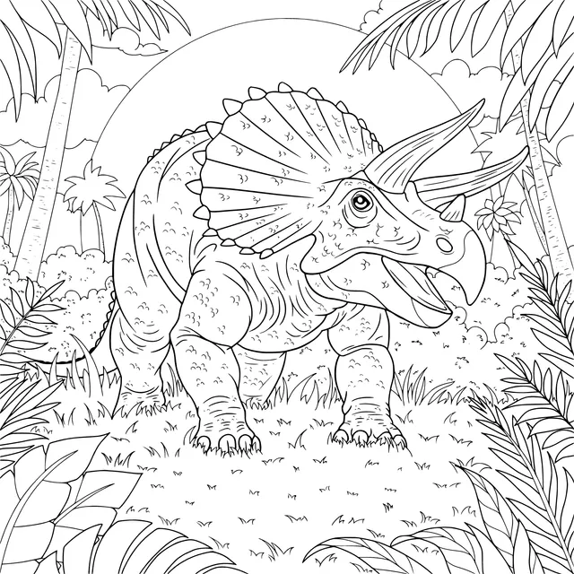 Triceratops Illustration