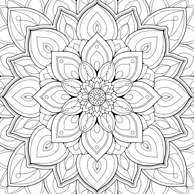 Exquisite Mandala Pattern