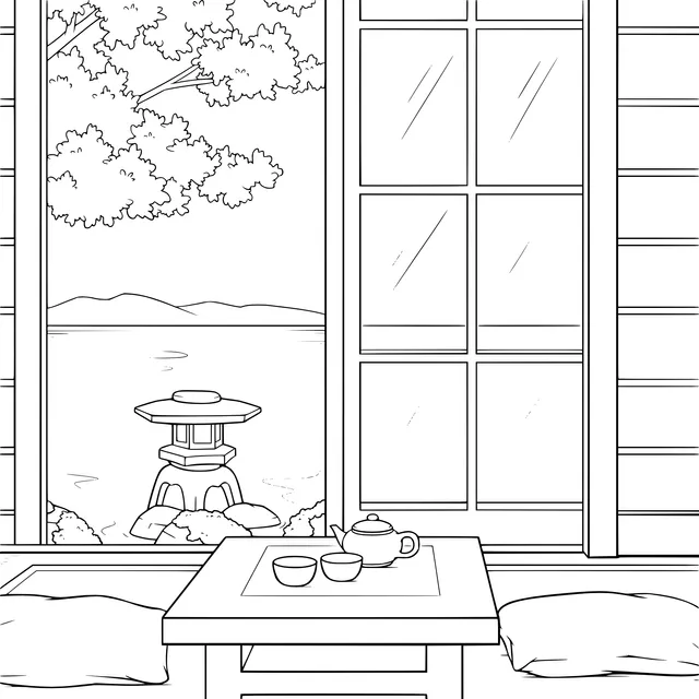 Japanese - style Window View