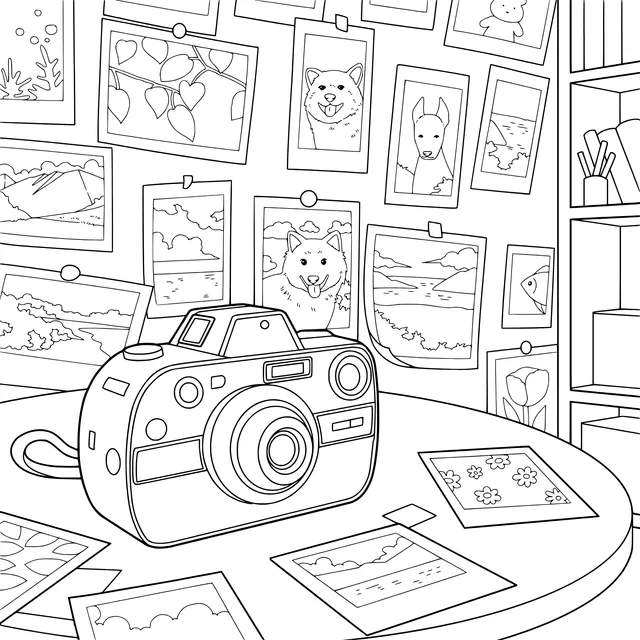 Colorful Camera and Photos