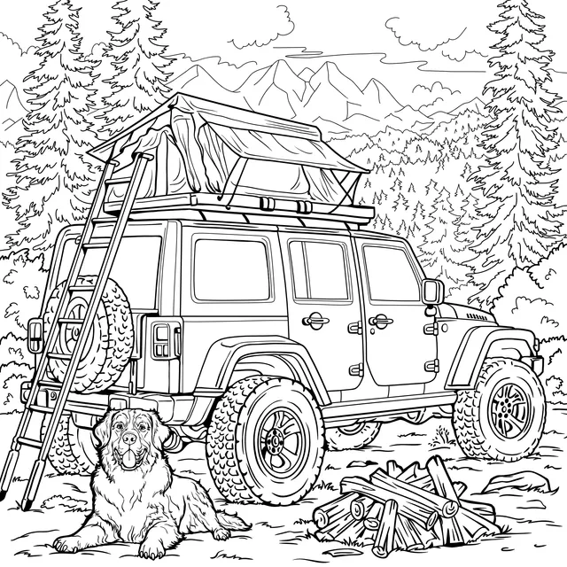 Outdoor Camping Scene