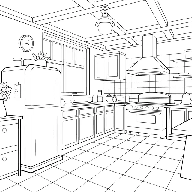 Cozy Kitchen Scene