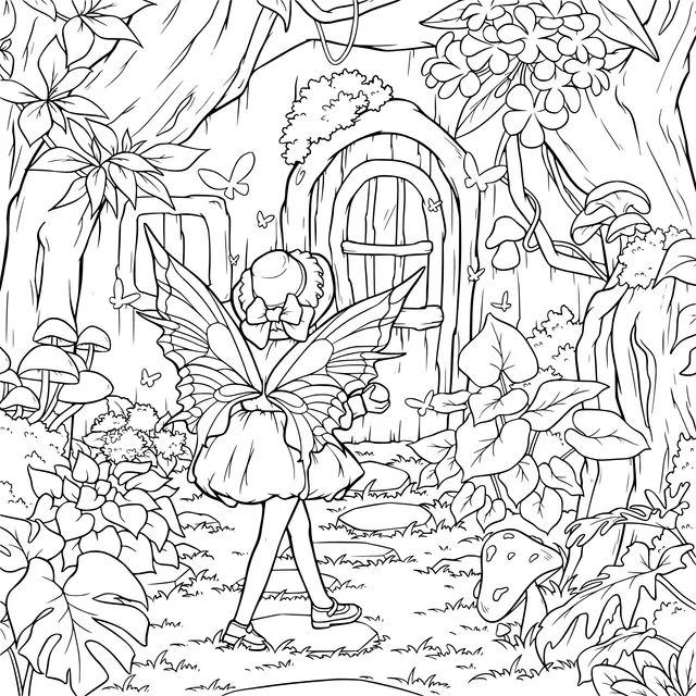 A Fairy in the Enchanted Forest