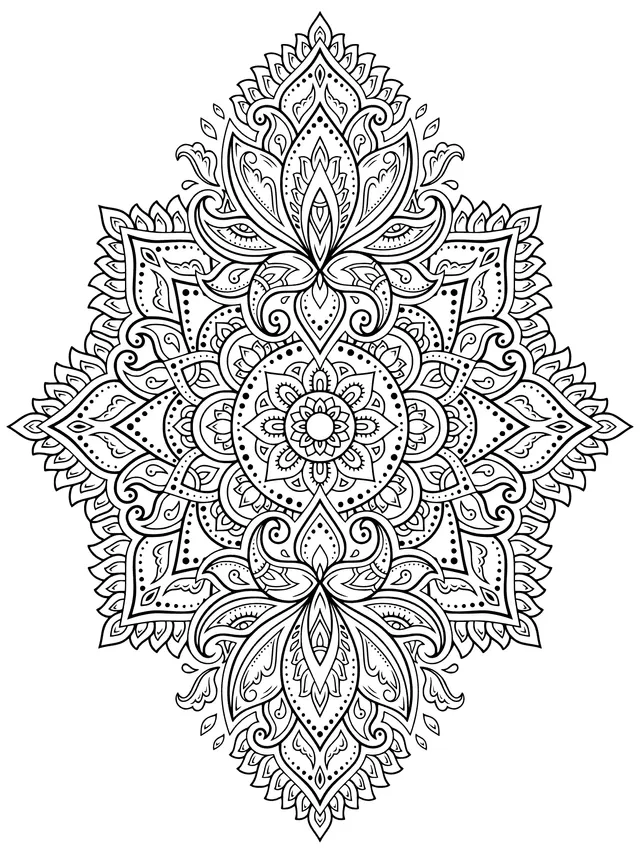 Exquisite Mandala Pattern