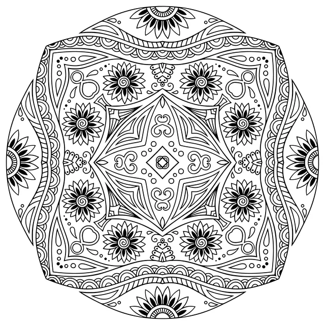 Exquisite Mandala Pattern