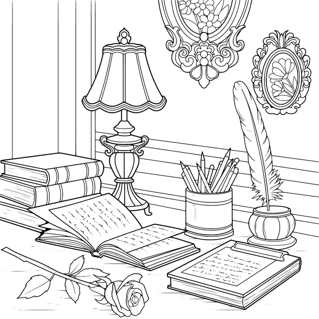 Quiet Desk Scene