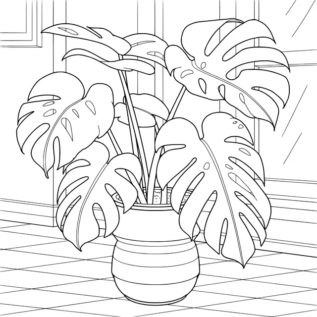 Indoor Monstera