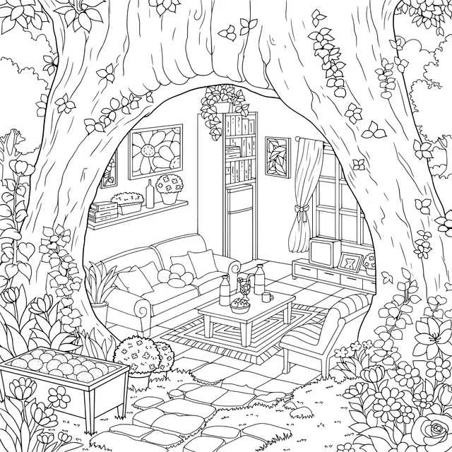 Cozy Space in the Tree - House