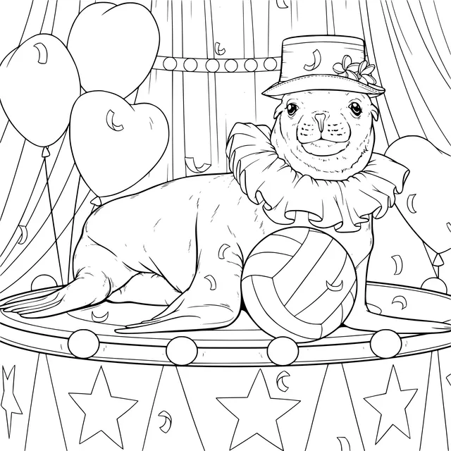 Happy Performance of a Sea Lion